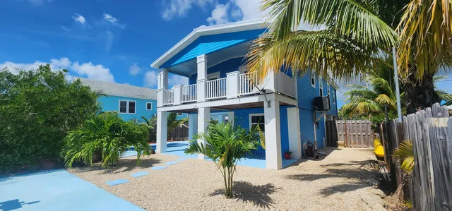 a view of a house with a patio