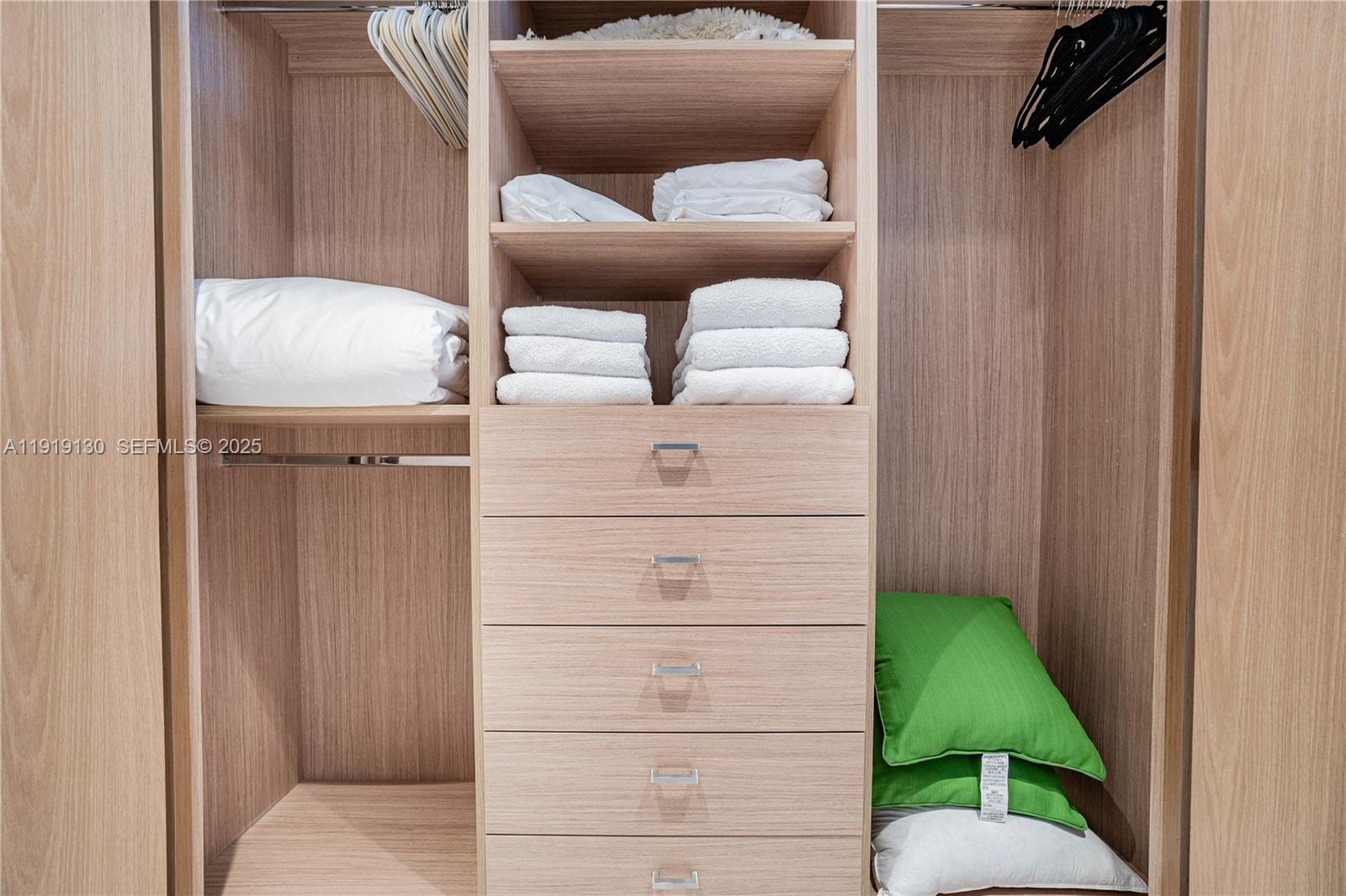 851 Northeast 1st Avenue, Unit 3511 Miami, FL 33132 - Photo 24 of 53 a close view of furniture and closet