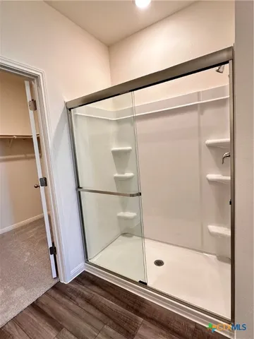 a close up view of racks on the wall