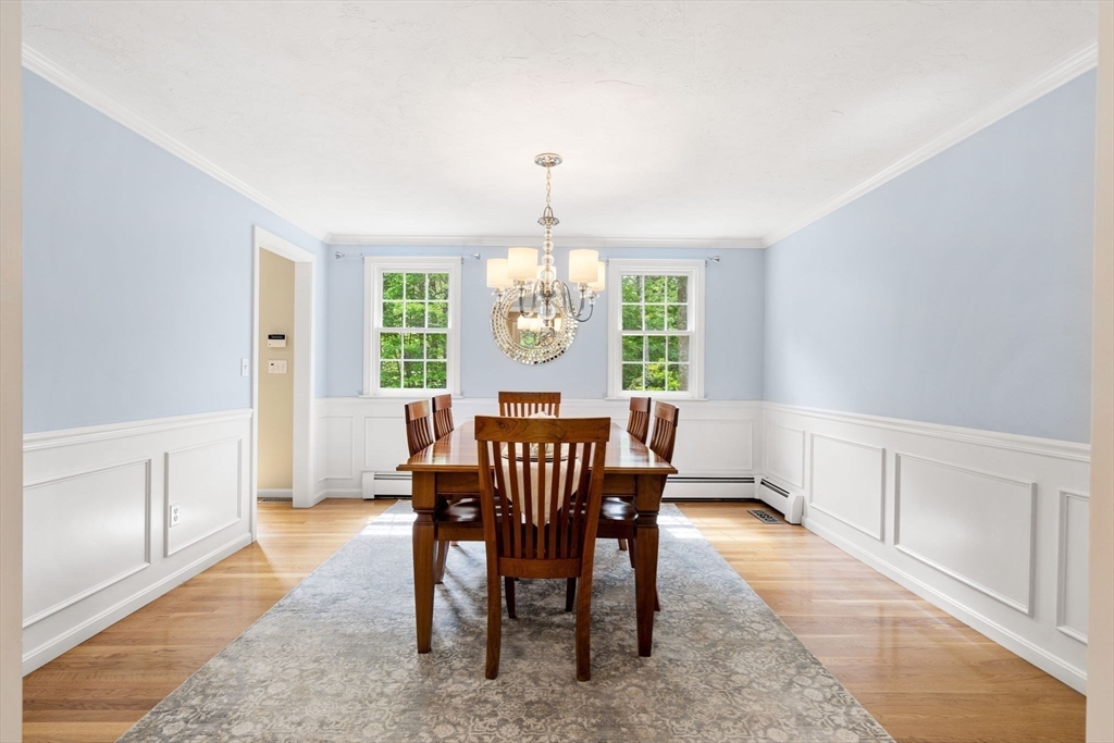 28 Charles Road Groton, MA 01450 - Photo 12 of 42 a view of a dining room with furniture window and outside view