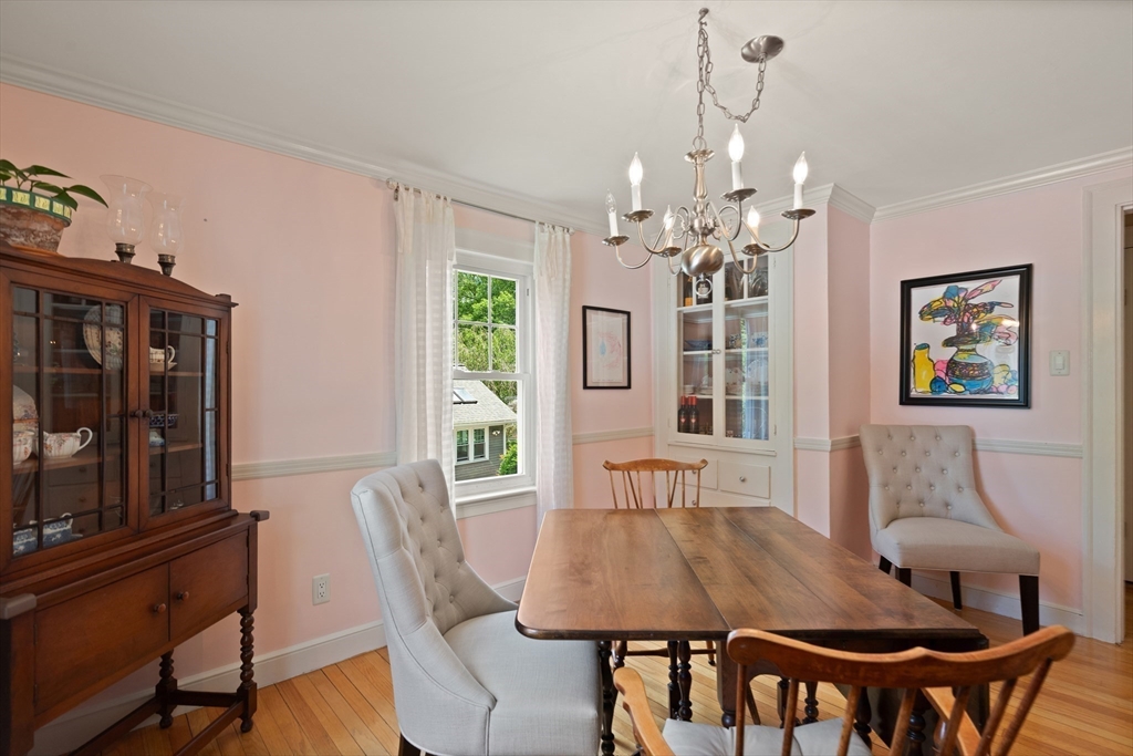 2 Parkwood Road Lynnfield, MA 01940 - Photo 20 of 37 a view of a dining room with furniture window and wooden floor