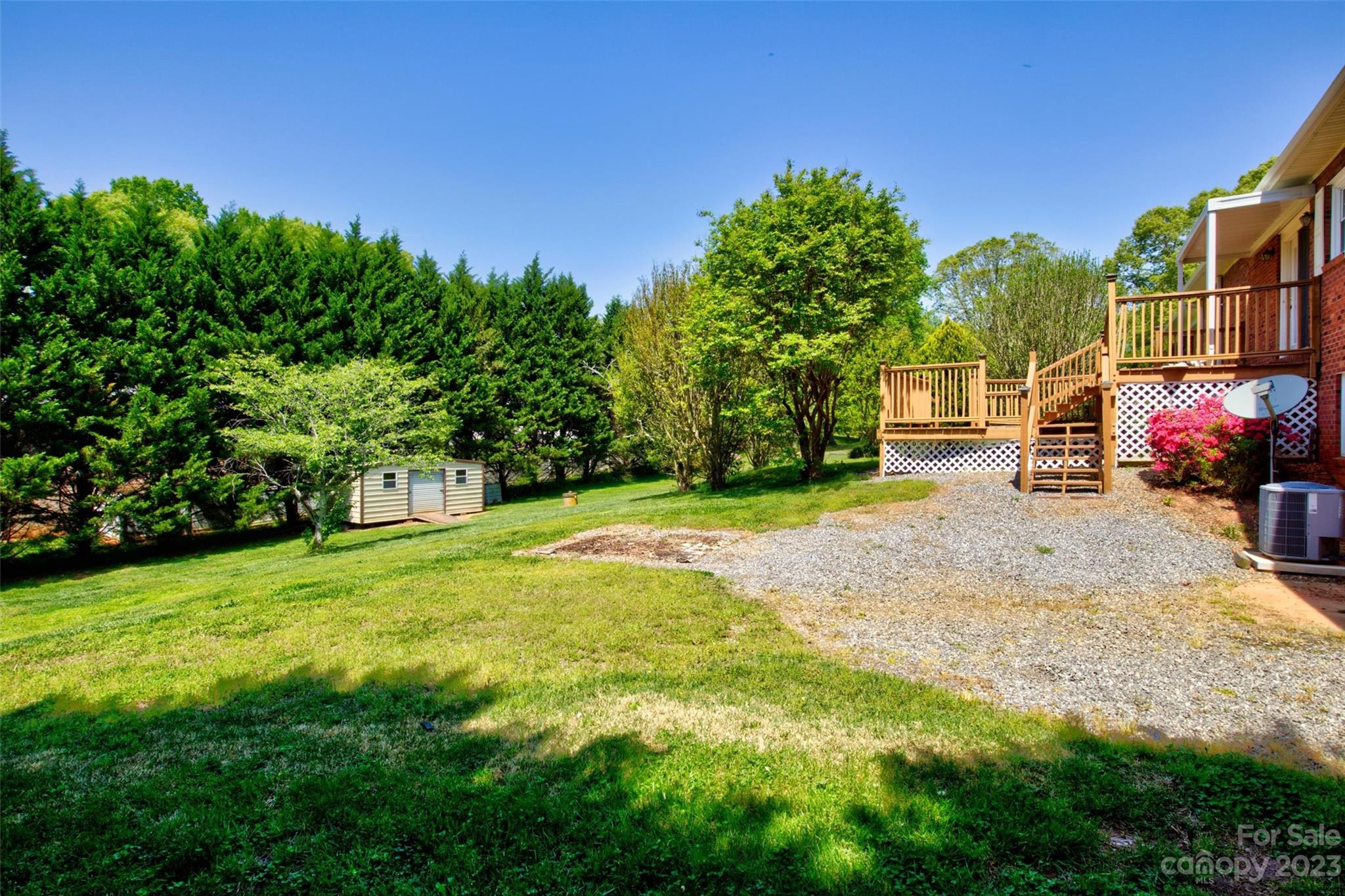5327 Lee Cline Road Conover, NC 28613 - Photo 33 of 36 a view of yard with swimming pool and green space