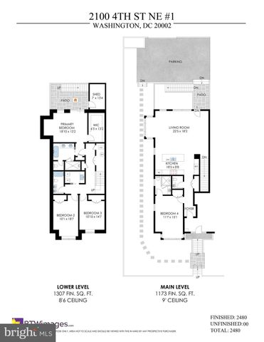 $1,049,000 | 2100 4th Street Northeast, Unit 1, Washington, DC 20002