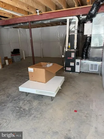 a view of a garage