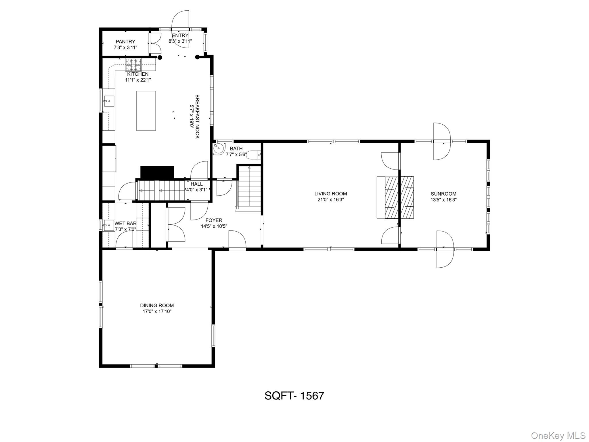 11-20 Shore Road Queens, NY 11363 - Photo 42 of 46 a picture of a floor plan