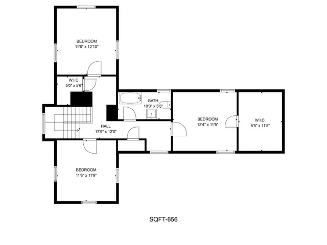 a picture of a floor plan