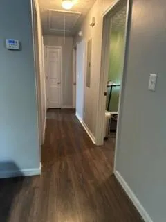 wooden floor in a gallery