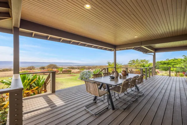 a view of an ocean from a city