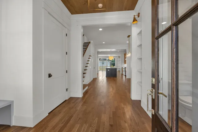 wooden floor in an empty room