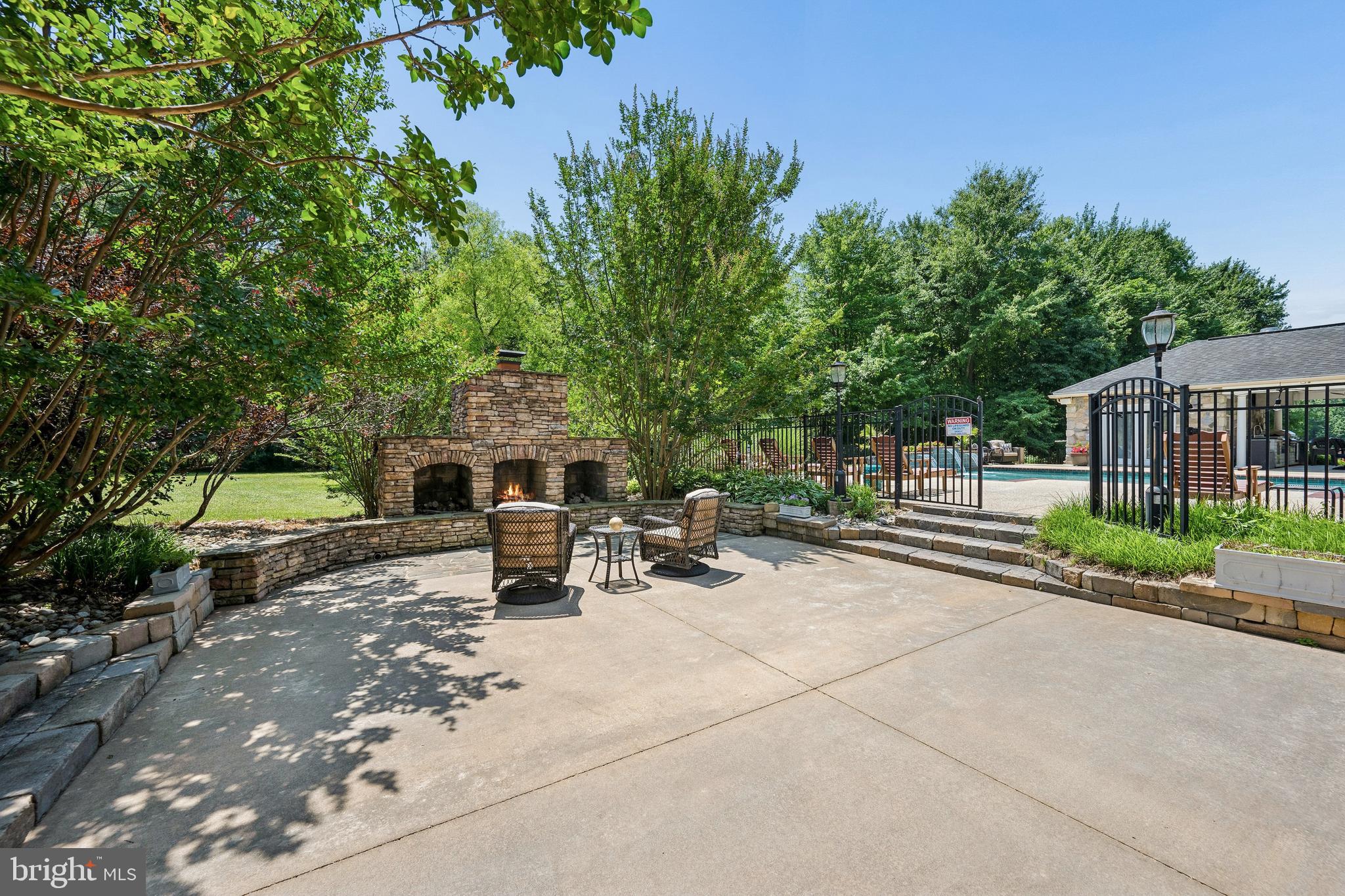 55 Greenmount Road Rising Sun, MD 21911 - Photo 73 of 105 Outdoor fireplace for year round relaxation