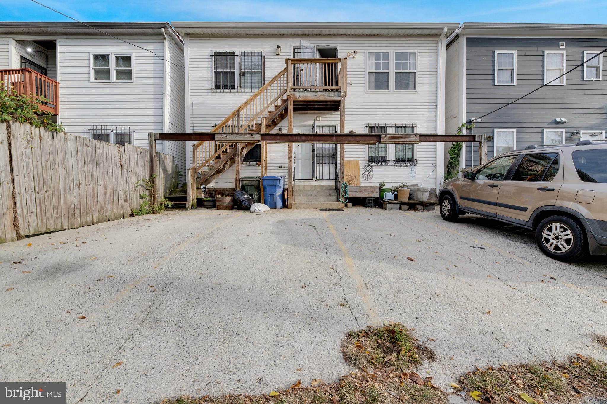 1917 Rosedale Street Northeast, Unit 3 Washington, DC 20002 - Photo 14 of 15 a view of a car park in front of house