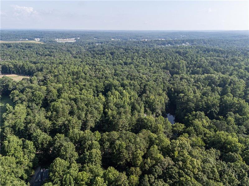 257 Ranchette Road Alpharetta, GA 30004 - Photo 4 of 17 an aerial view of houses covered in trees