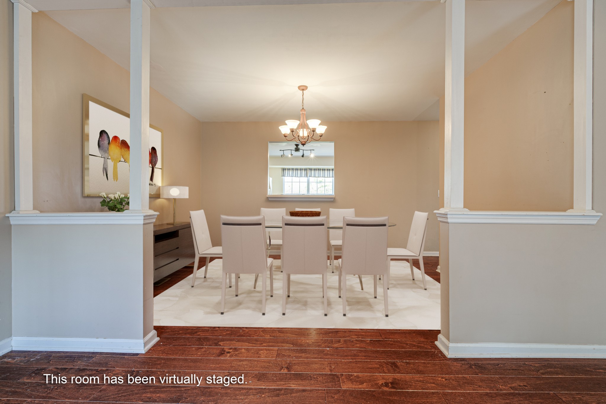 480 Huntington Ridge Drive Nashville, TN 37211 - Photo 8 of 21 a dining room with furniture a chandelier and wooden floor