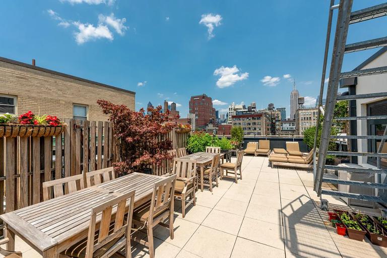 50 West 15th Street, Unit 8B Manhattan, NY 10011 - Photo 8 of 9 a view of a terrace with sitting area