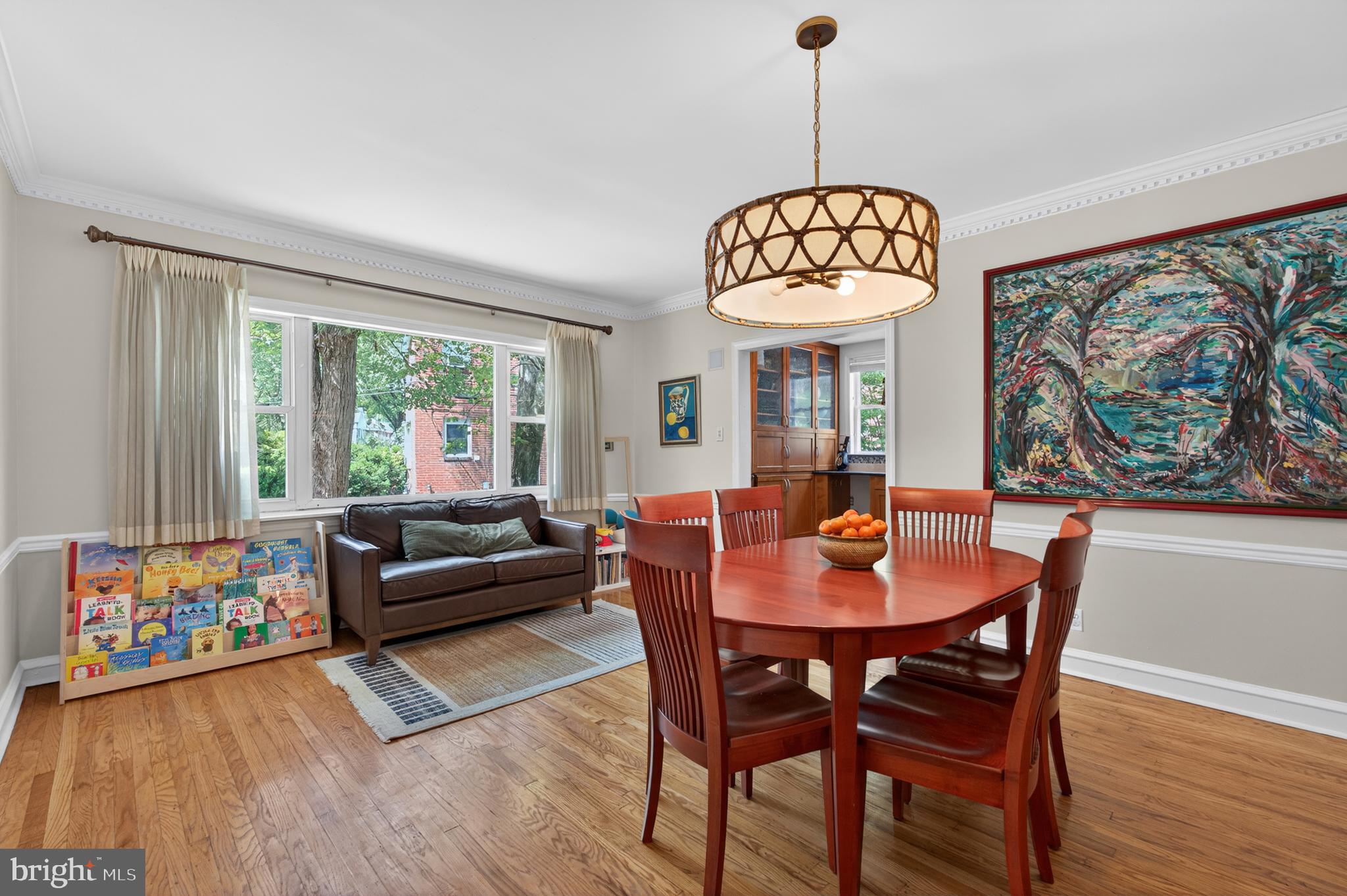 724 South Mt Pleasant Road Philadelphia, PA 19119 - Photo 5 of 20 Bright and airy dining room beside the kitchen.
