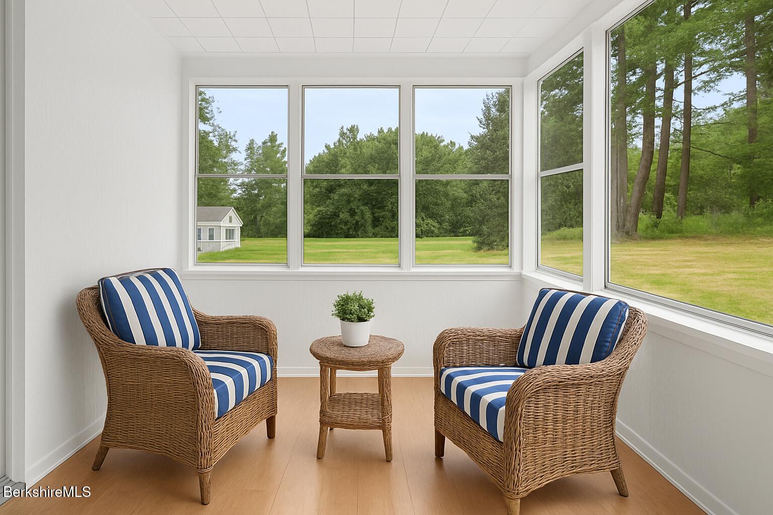 17 Kittredge Road Pittsfield, MA 01201 - Photo 13 of 42 VIRTUALLY STAGED SUNROOM