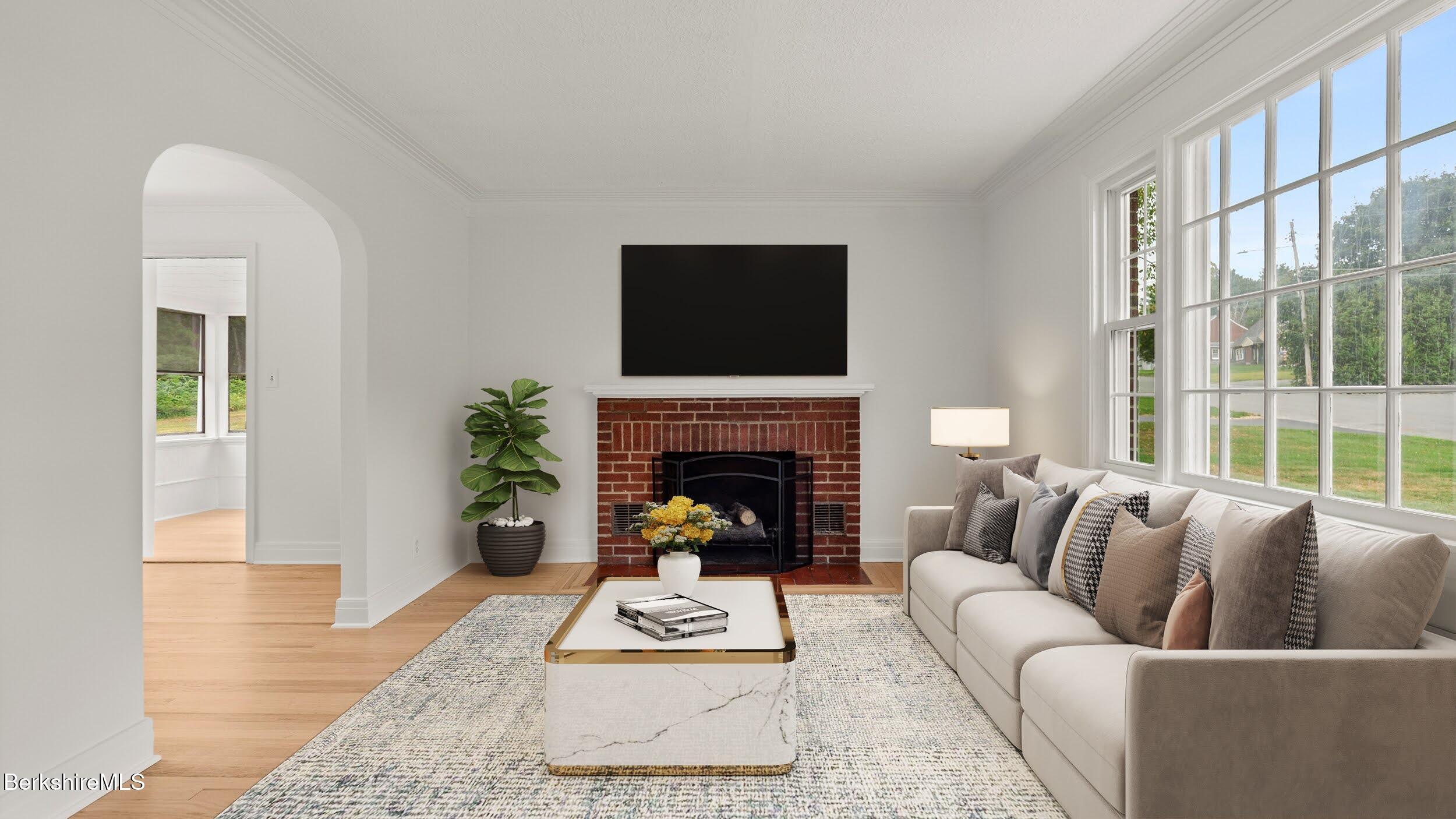17 Kittredge Road Pittsfield, MA 01201 - Photo 16 of 42 VIRTUALLY STAGED LIVING ROOM
