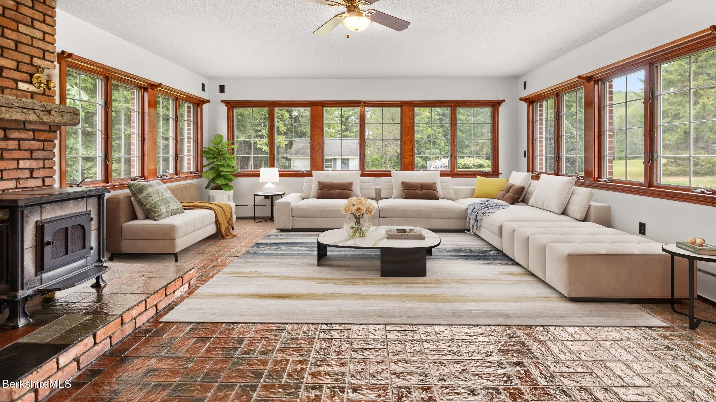 17 Kittredge Road Pittsfield, MA 01201 - Photo 23 of 42 VIRTUALLY STAGED SUN ROOM