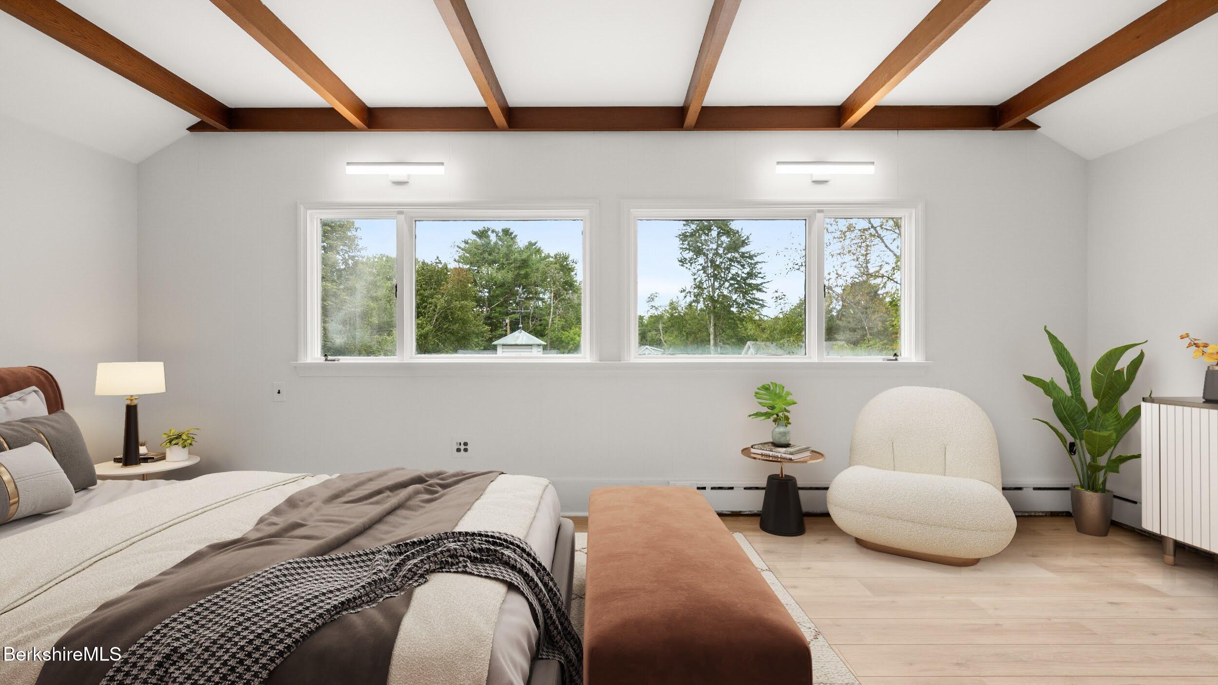 17 Kittredge Road Pittsfield, MA 01201 - Photo 26 of 42 VIRTUALLY STAGED PRIMARY BEDROOM