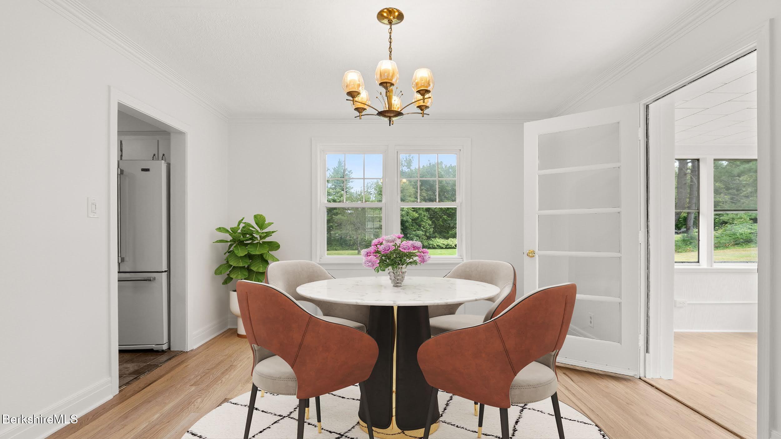 17 Kittredge Road Pittsfield, MA 01201 - Photo 10 of 42 VIRTUALLY STAGED DINING ROOM
