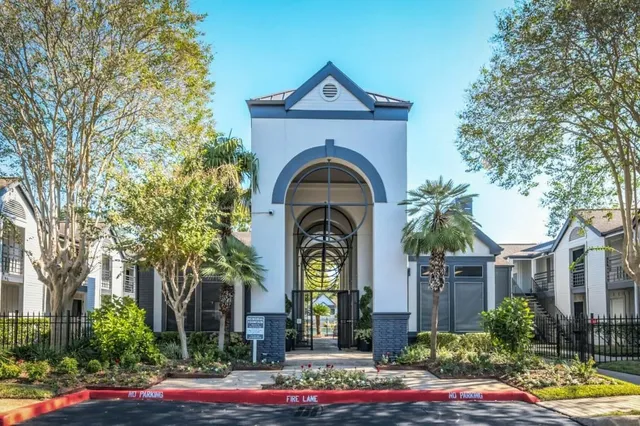 a building view with a outdoor space
