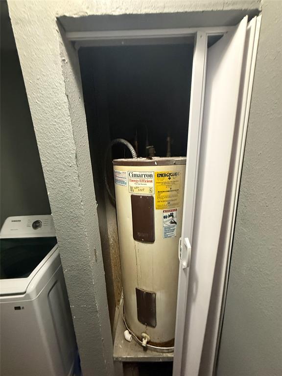 6036 Harrison Way Watauga, TX 76148 - Photo 8 of 39 Utilities featuring washer / clothes dryer and electric water heater