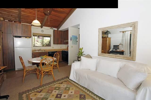1365 Lower Kula Road Kula, HI 96790 - Photo 26 of 30 a living room with furniture and a fireplace