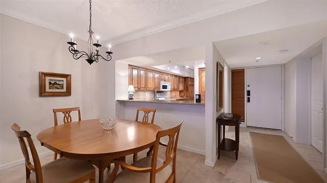 a view of a lake with a city