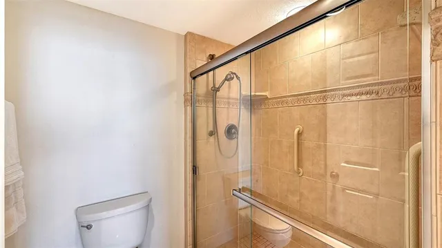 a front view of a building with a porch