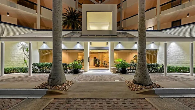 a view of a lake with a yard