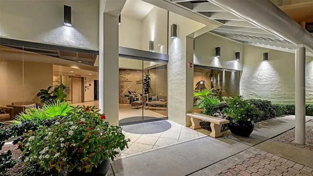 a view of a lake with a house in the background