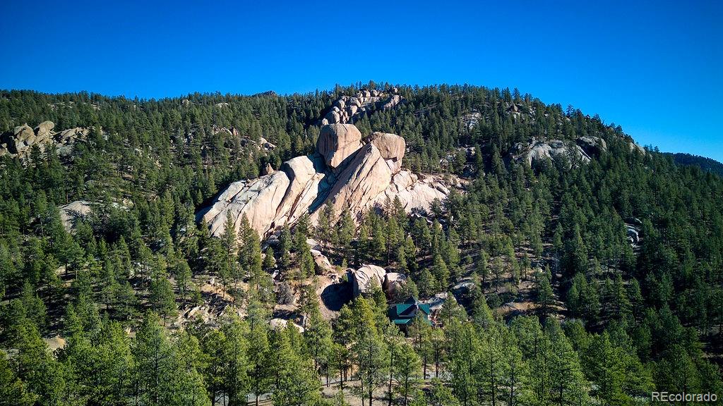 16654 South 7th Street Pine, CO 80470 - Photo 17 of 50 a view of a house in a forest