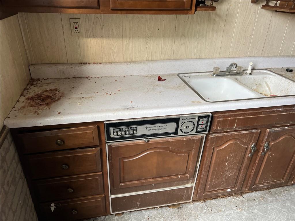 327 3rd Street Leechburg, PA 15656 - Photo 17 of 21 a bathroom with a sink and a mirror