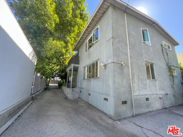 a backyard of a house