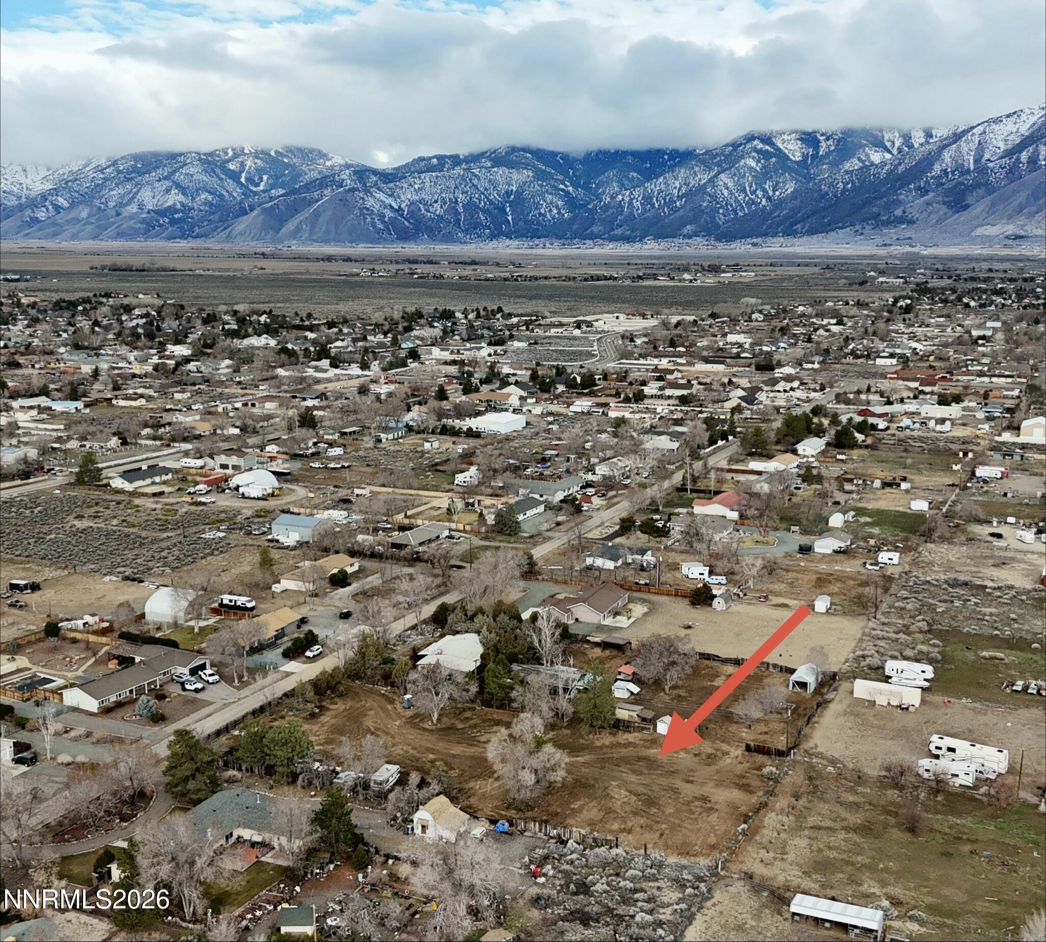 1372 Kim Place Minden, NV 89423 - Photo 3 of 6 an aerial view of a house with a yard