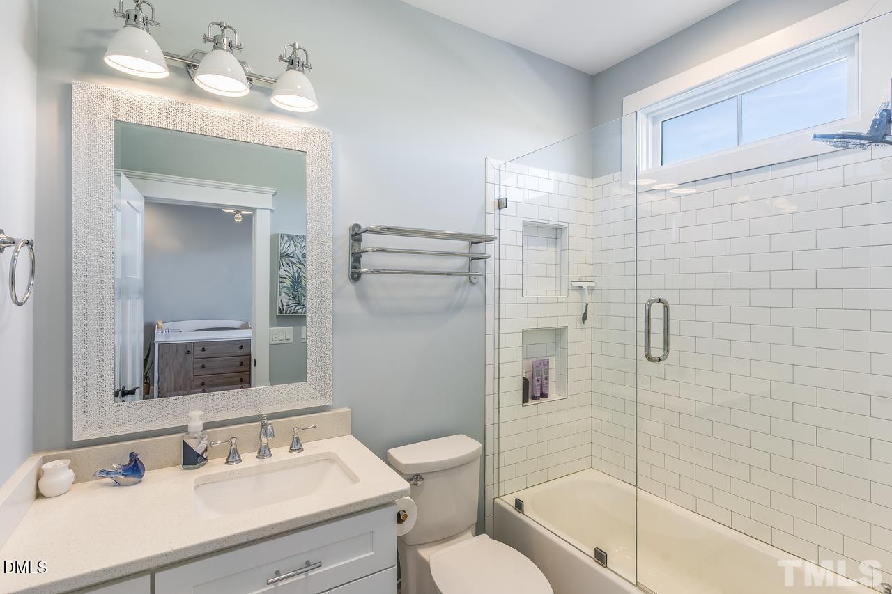 107 Cres Hill Lane Rougemont, NC 27572 - Photo 23 of 28 a bathroom with a sink toilet tub and shower