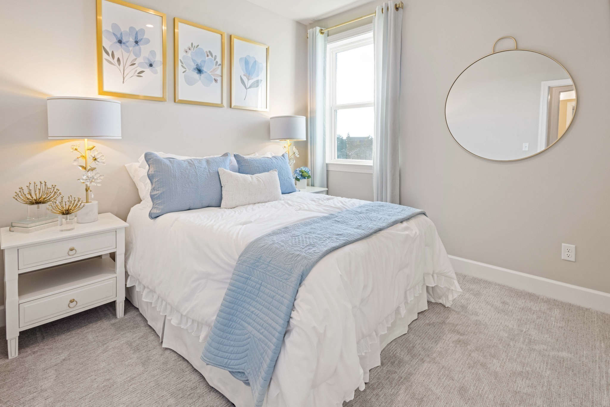 2025 Holbrook Road Mount Juliet, TN 37122 - Photo 17 of 24 a bedroom with a bed and a window