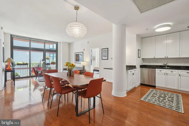 a view of a terrace with sitting area