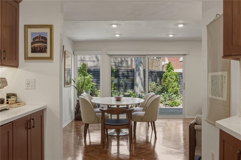 5535 Forbes Avenue, Unit E Pittsburgh, PA 15217 - Photo 8 of 50 a view of a dining room with furniture window and outside view
