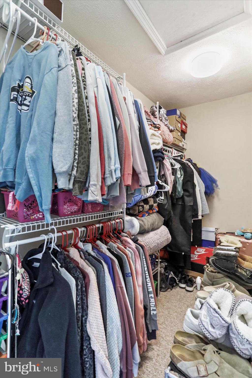 13719 Brant Road Southwest Cresaptown, MD 21502 - Photo 26 of 33 a view of walk in closet with clothes and shoes