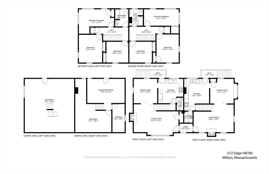 312 Edge Hill Road Milton, MA 02186 - Photo 17 of 19 a picture of a room with a white wall and a picture of the white wall