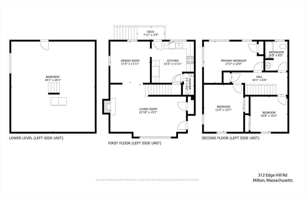 312 Edge Hill Road Milton, MA 02186 - Photo 19 of 19 a black and white photo of a refrigerator