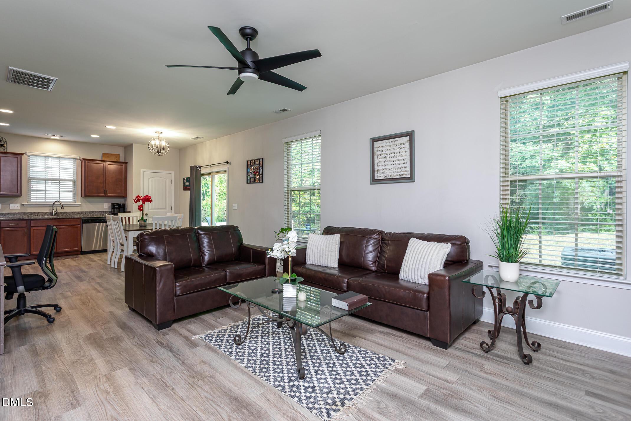 4307 Lord Mario Court Raleigh, NC 27610 - Photo 9 of 29 LR AND KITCHENo-6