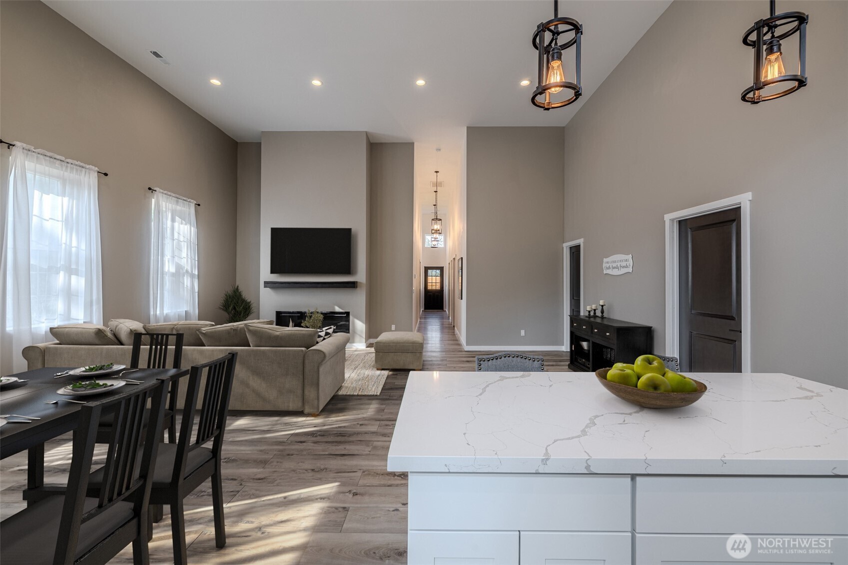 10642 Merry Canyon Road Leavenworth, WA 98826 - Photo 10 of 36 a living room with stainless steel appliances furniture and a flat screen tv