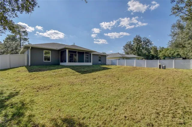 a house view with a garden space