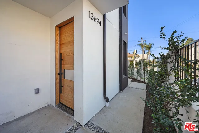 a view of a building along the street