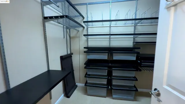 a view of storage and utility room