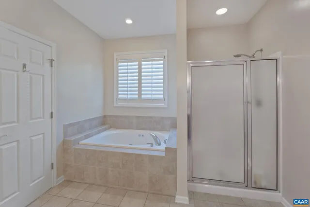 a view of a hallway with windows