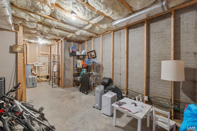 a open kitchen with a table and chairs