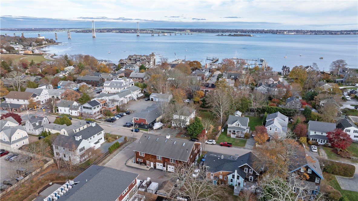 14 Clinton Avenue Jamestown, RI 02835 - Photo 3 of 40 northeast aerial, back of building in center of foreground